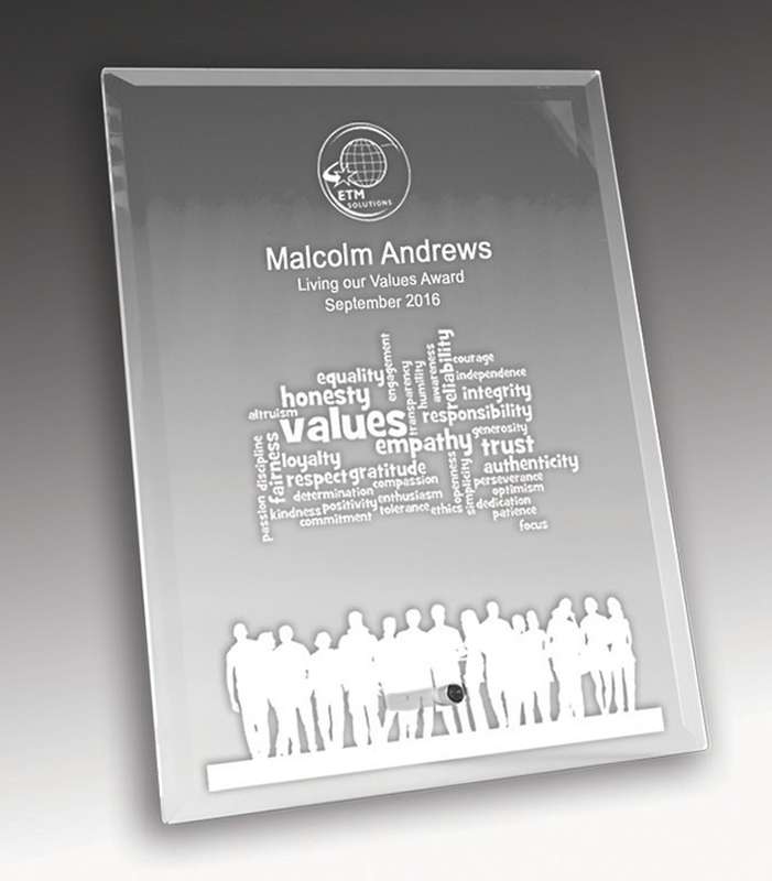 Vetro laser rettangolo-chiaro