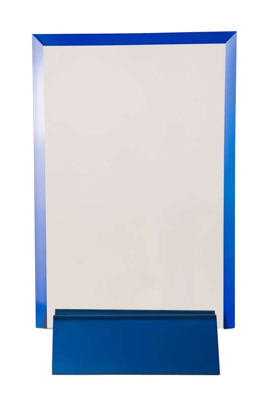 Vetro/base blu metallizzato