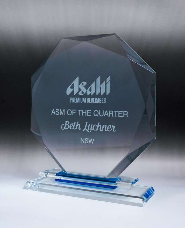 Vetro acquamarina – ottagono