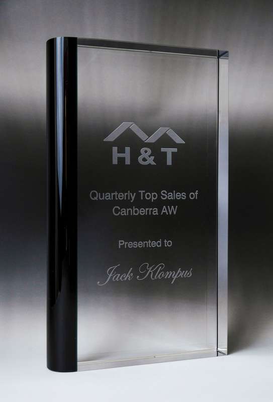 Blocco curvo cristallo-verticale a bordo unico