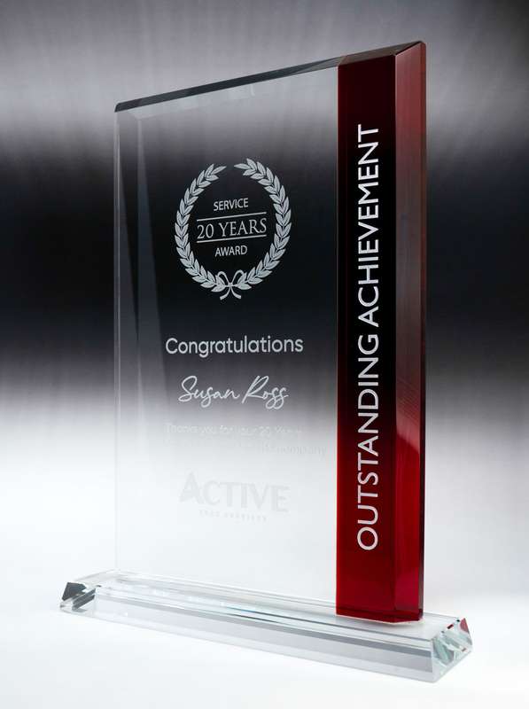 Rettangolo in vetro Harmony