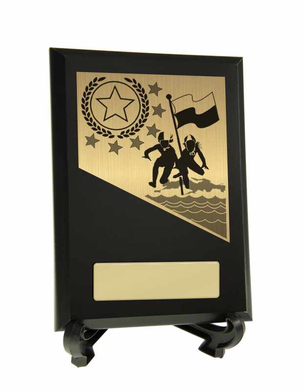 Targa con decorazioni salvavita