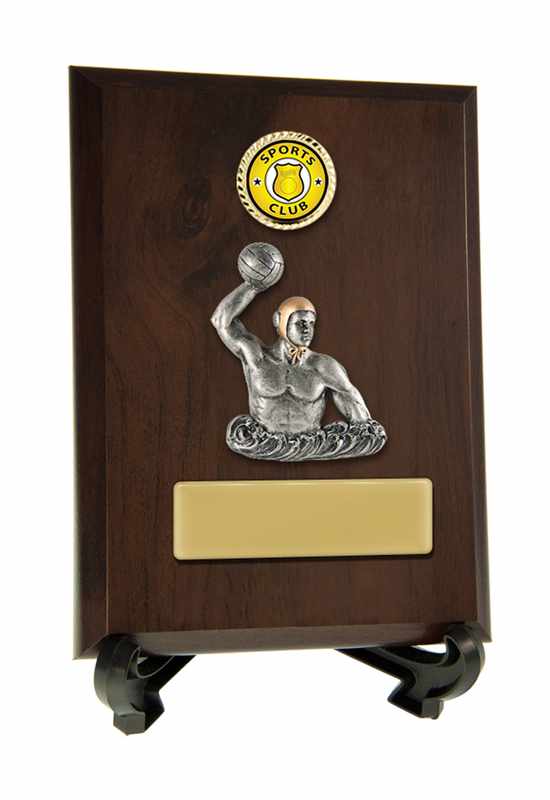 Targa con decorazione Waterpolo M.