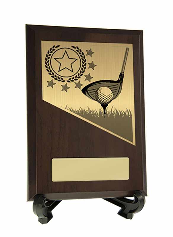 Targa con finiture da golf