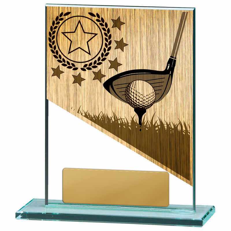 Tema del golf su vetro