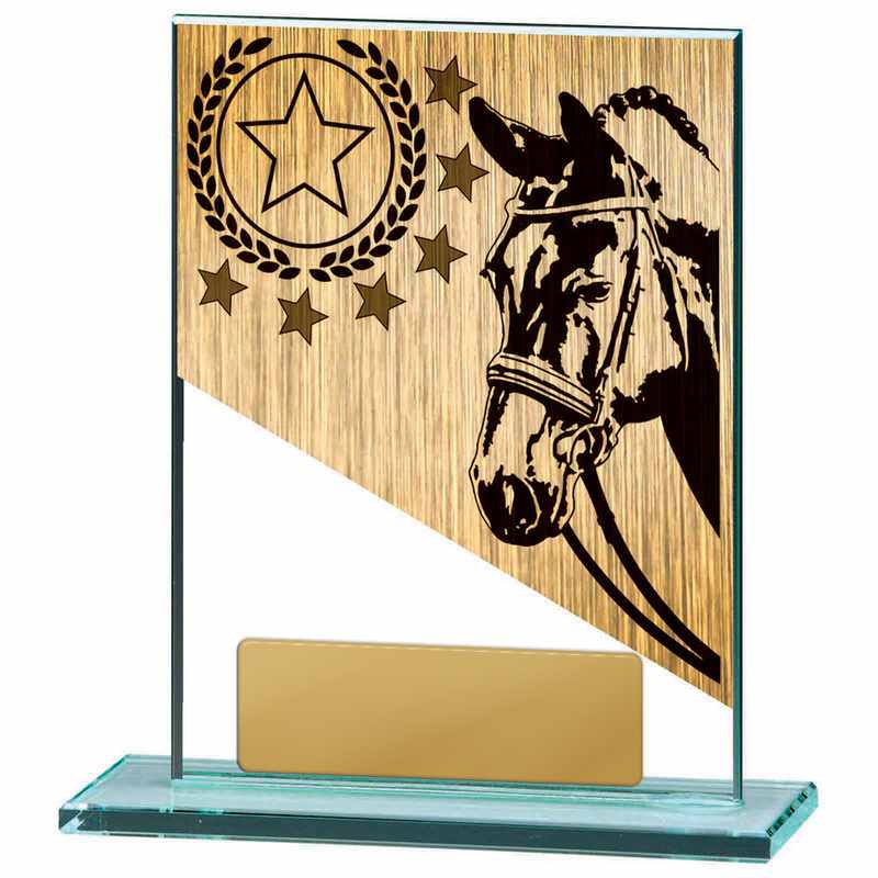 Tema cavalli su vetro