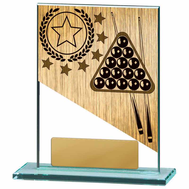 Tema del biliardo su vetro