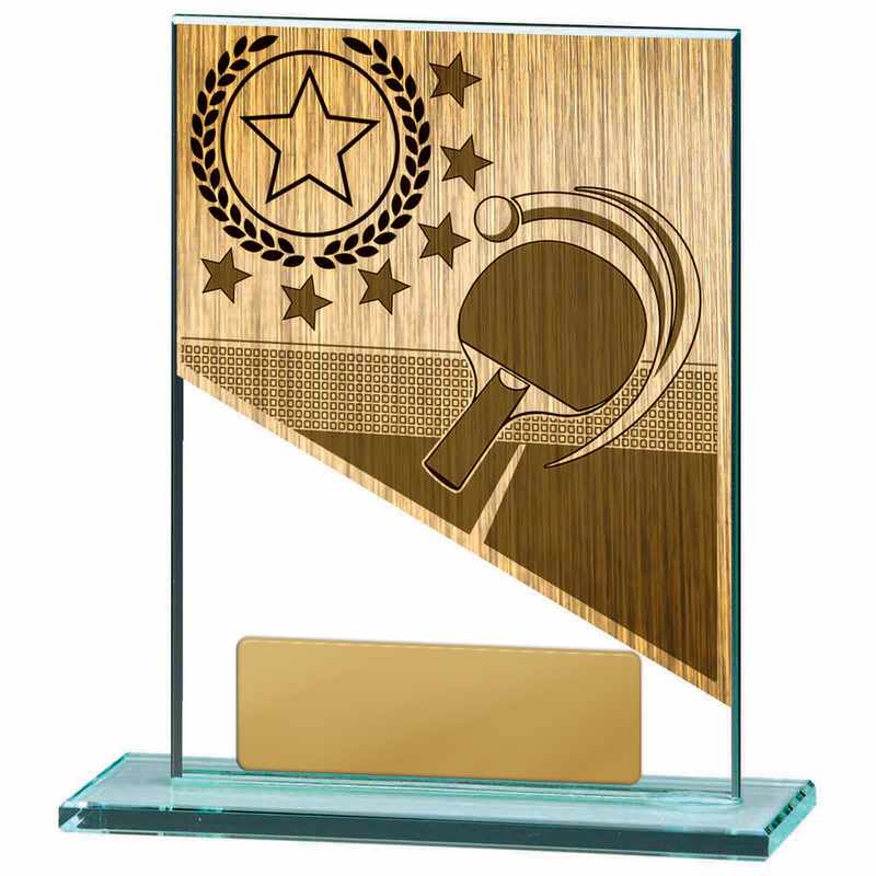 Tema tennis da tavolo su vetro