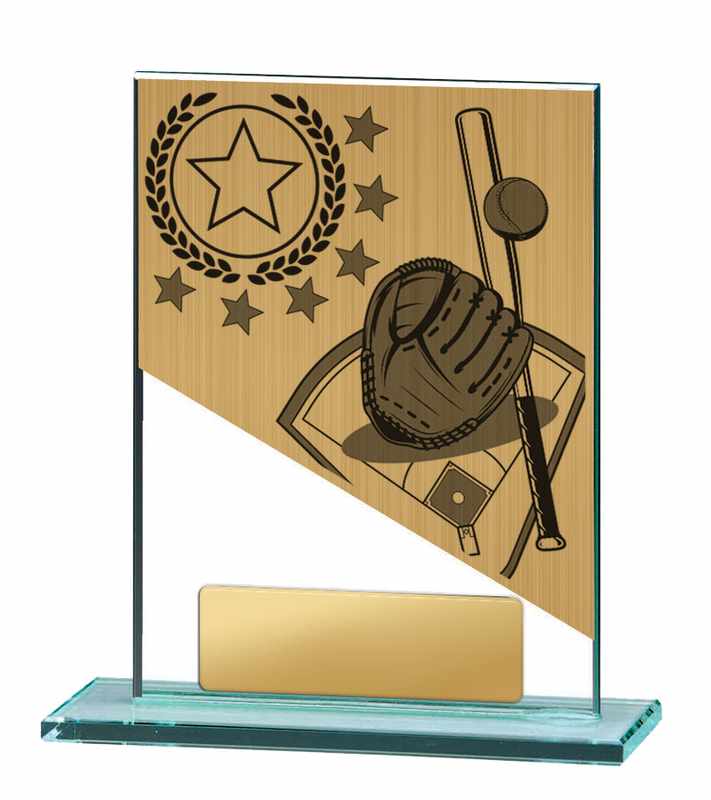 Tema del baseball su vetro