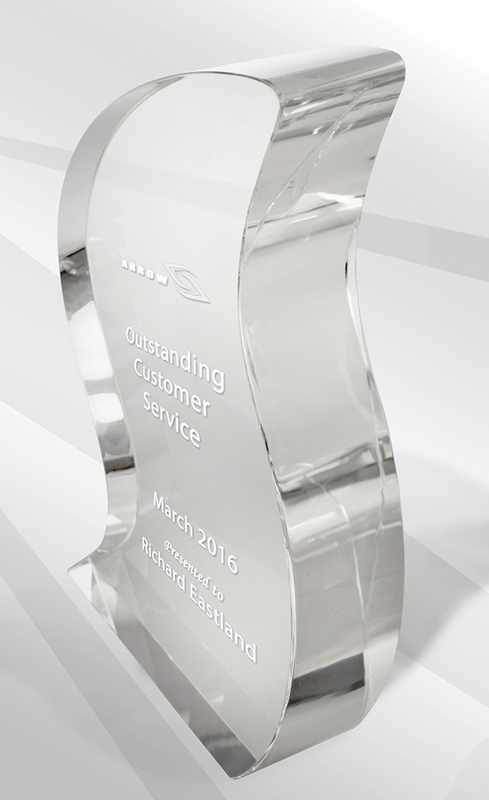 Cristallo-caleide-fibra trasparente