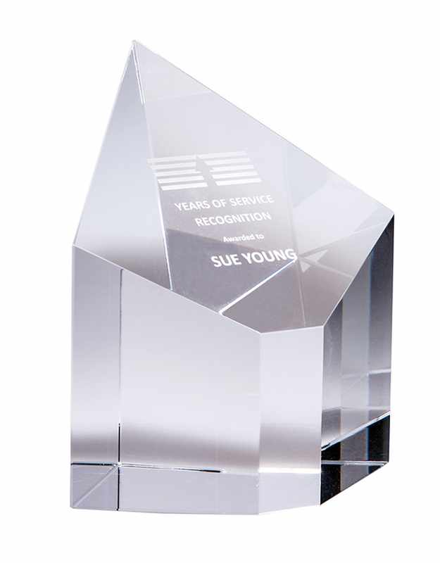 Serie Crystal Clarity – Cubo squadrato a 5 lati