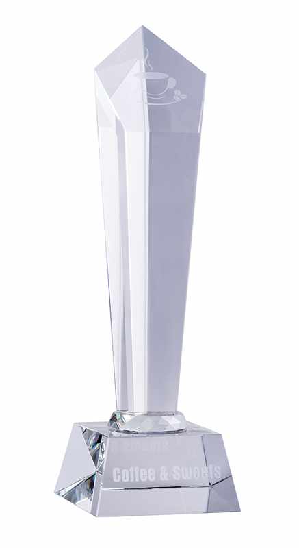 Torre poligonale di cristallo