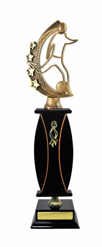 Portiere da calcio con costruzione in legno