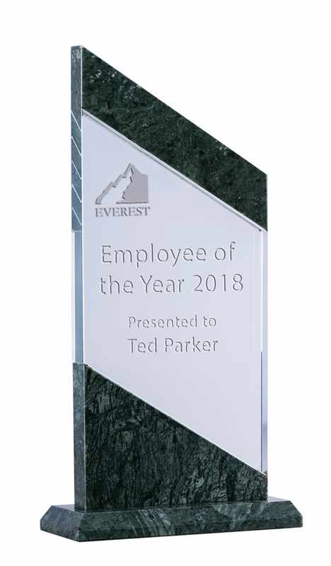 Vetro marmo verde – angolato