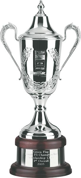 Formula in argento placcato Coppa in argento placcato a mano