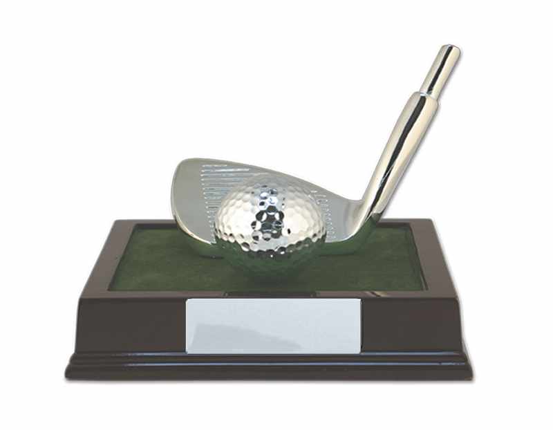 Ferro da golf/palla su base