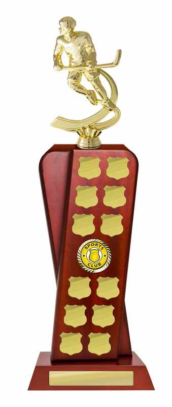 Hockey su ghiaccio con accumulo di legname