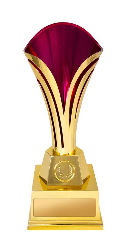 Coppa Tulipa Colore oro-rosa