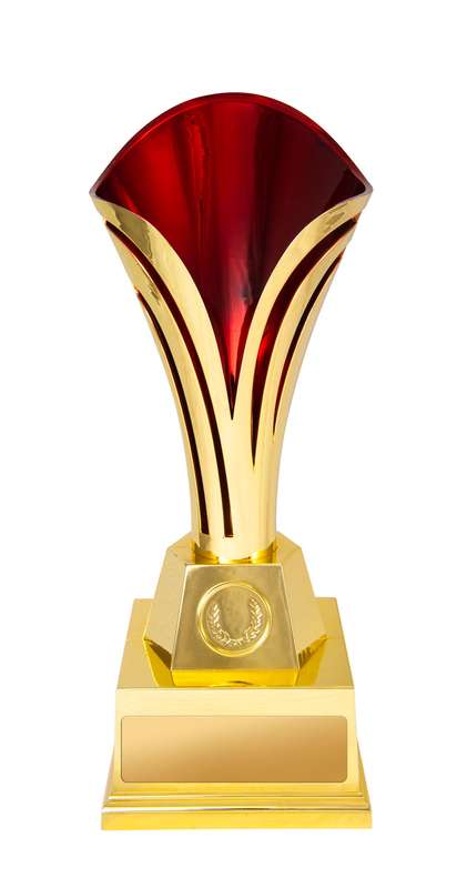 Coppa Tulipa Colore oro-rosso