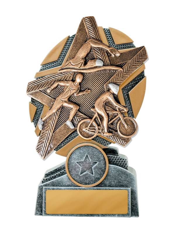 Triathlon con stand Starburst