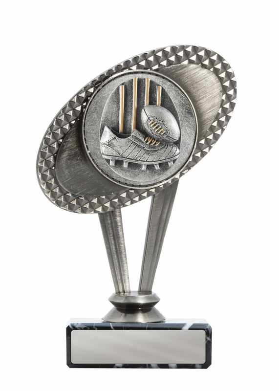 Tema Aussie Rules in metallo su base