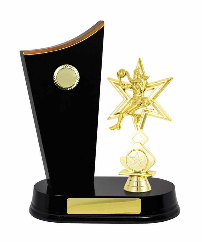 Netball con accumulo di legname