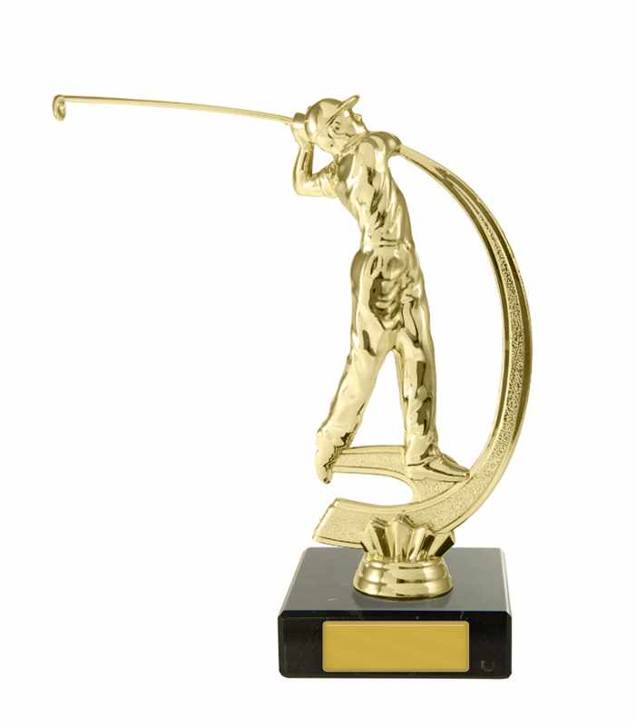 Figura di golf su base