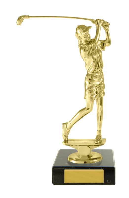 Figura di golf su base