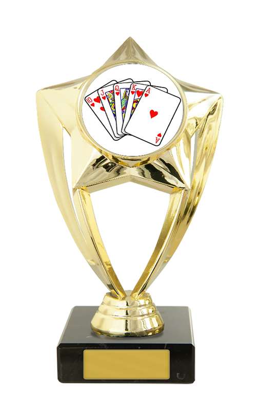 Tema del poker in plastica sulla base