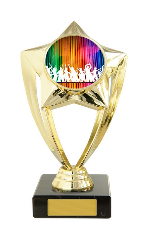 Tema di danza in plastica sulla base