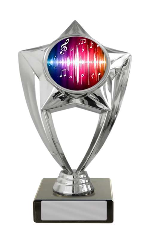 Tema musicale in plastica sulla base