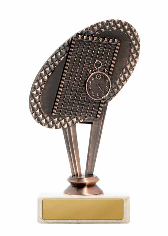 Tema di nuoto in metallo sulla base