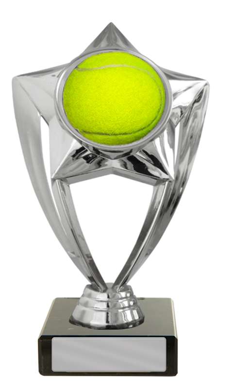 Tema tennis in plastica sulla base