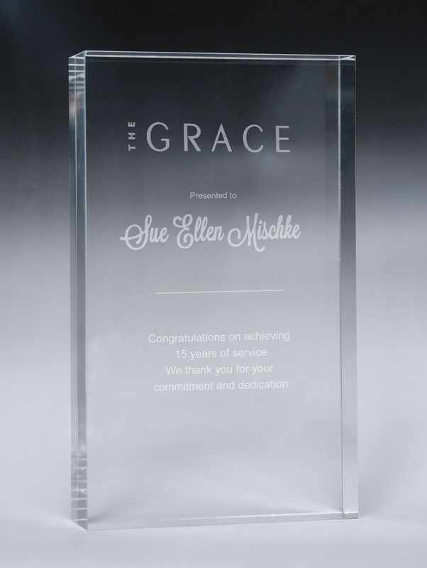 Rettangolo acrilico artico